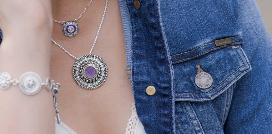 interchangeable crystal necklaces